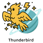 稲妻の翼で未来を切り開く霊鳥「サンダーバード-天王星」